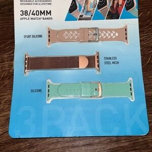 3-Pack Apple Watch Bands – 38/40mm